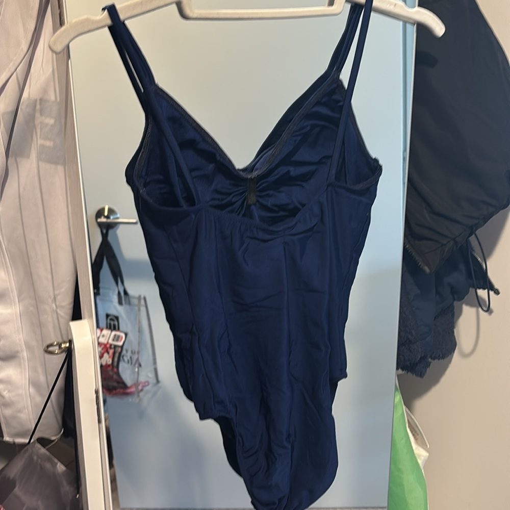 Bullet Pointe Pinch Front Leotard